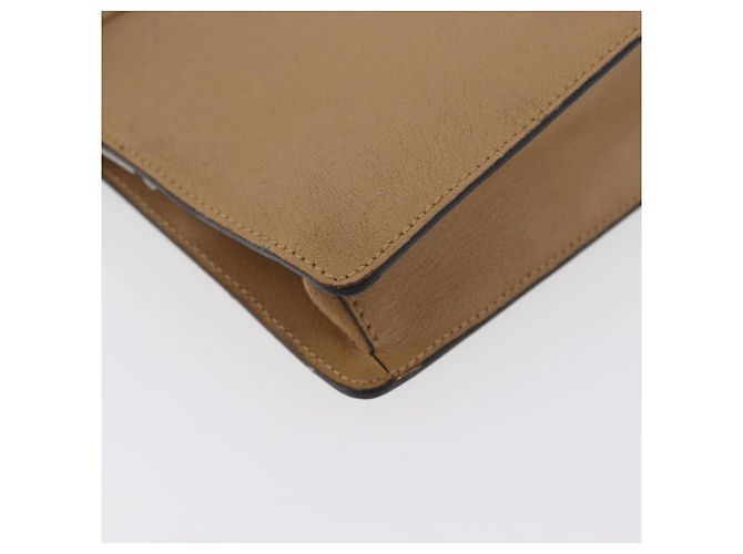 Borsa a Spalla Miu Miu in Pelle Beige Argento Autentica bs33441 - vista 10