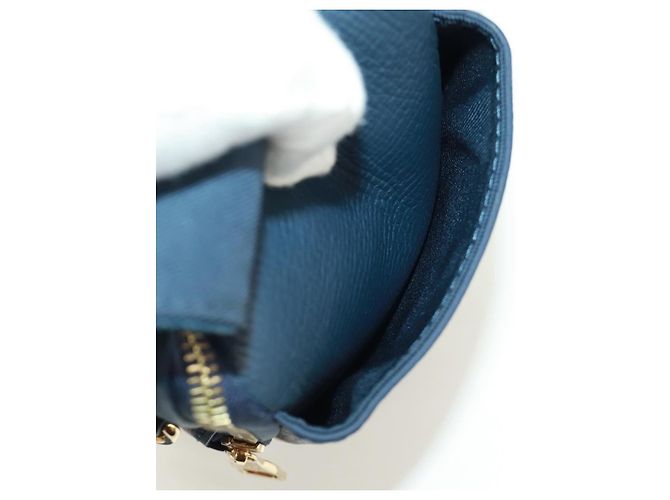 LOUIS VUITTON Monogram Denim LV MADE Pochette Doppia per Telefono M81060 LV Auth 170667SM Blu navy - vista 17