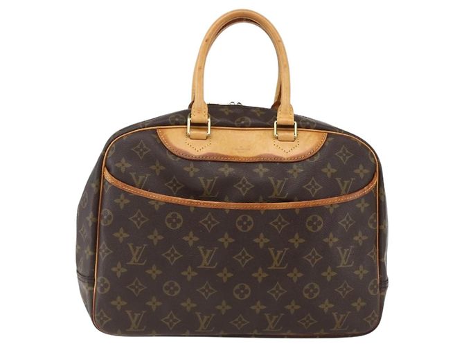 LOUIS VUITTON Borsa a Mano Monogram Deauville M47270 LV Auth ka2611 Monogramma - vista 2