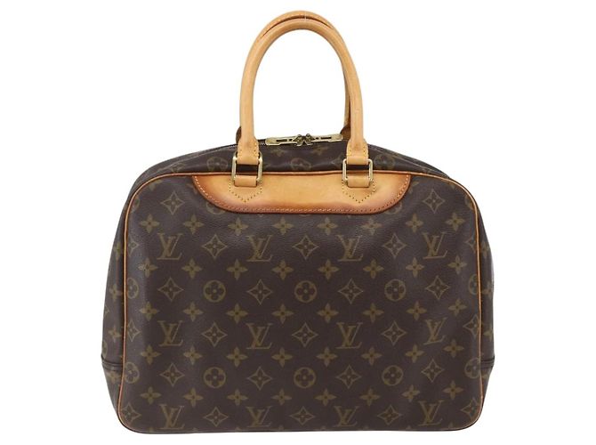 LOUIS VUITTON Borsa a Mano Monogram Deauville M47270 LV Auth ka2611 Monogramma - vista 3