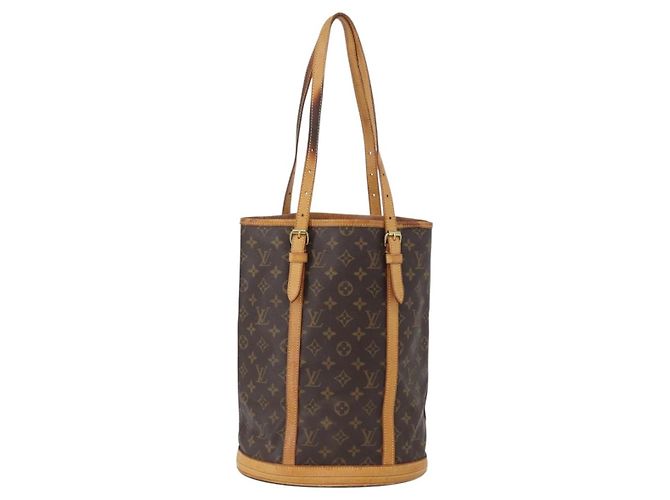 LOUIS VUITTON Borsa a Spalla Monogram Bucket GM M42236 LV Auth bs33567 Monogramma - vista 13