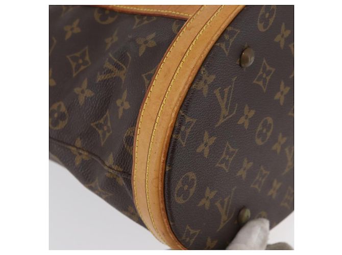 LOUIS VUITTON Borsa a Spalla Monogram Bucket GM M42236 LV Auth bs33567 Monogramma - vista 15