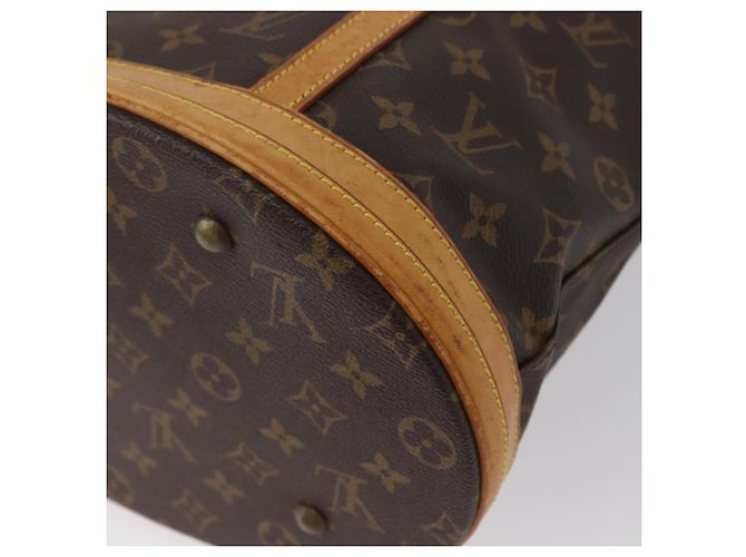 LOUIS VUITTON Borsa a Spalla Monogram Bucket GM M42236 LV Auth bs33567 Monogramma - vista 18