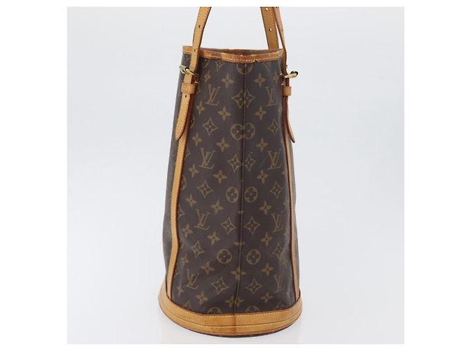 LOUIS VUITTON Borsa a Spalla Monogram Bucket GM M42236 LV Auth bs33567 Monogramma - vista 3