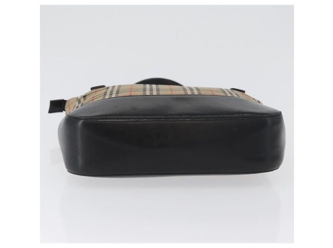 BURBERRY Nova Check Handtasche aus Canvas in Beige mit Gold, Auth bs33397 - Ansicht 10