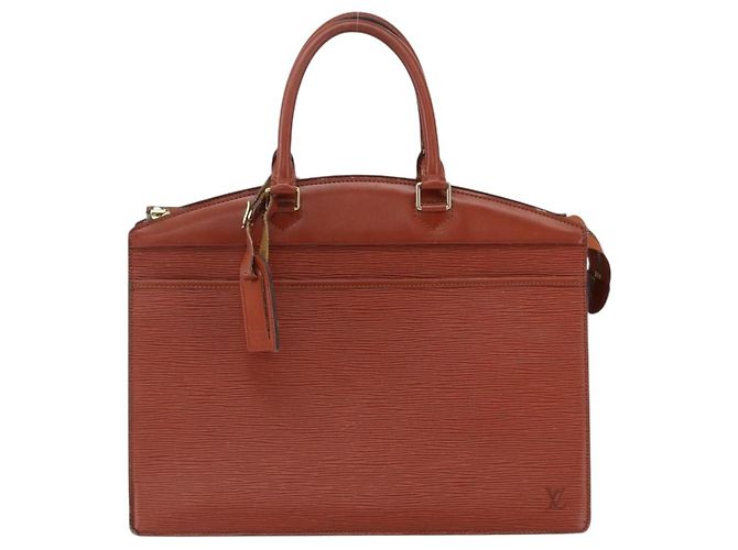 LOUIS VUITTON Borsa a Mano Epi Riviera Marrone M48183 LV Auth 173572 - vista 13