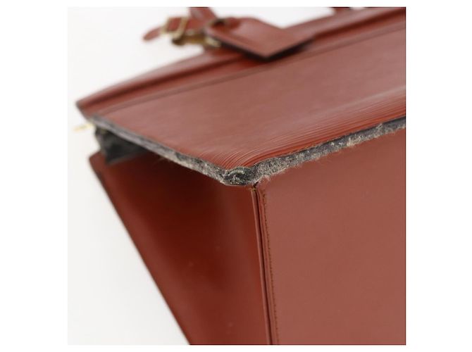 LOUIS VUITTON Borsa a Mano Epi Riviera Marrone M48183 LV Auth 173572 - vista 14