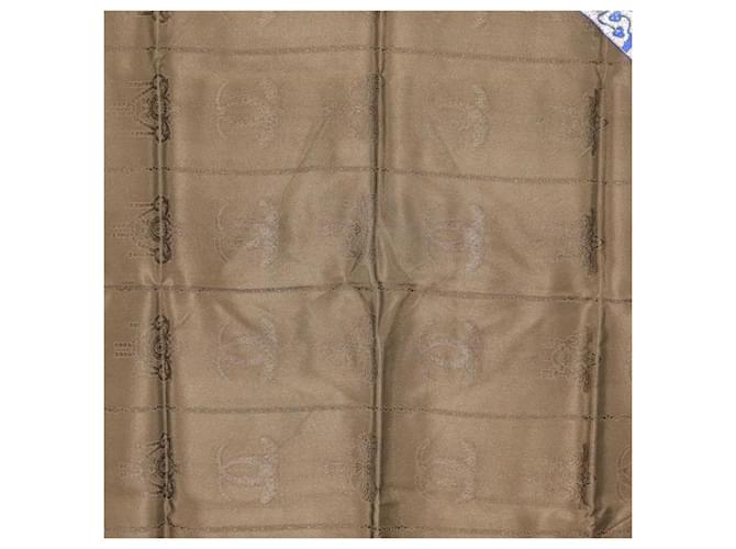 Cartier Sciarpa in seta khaki Auth am10834V Cachi - vista 6