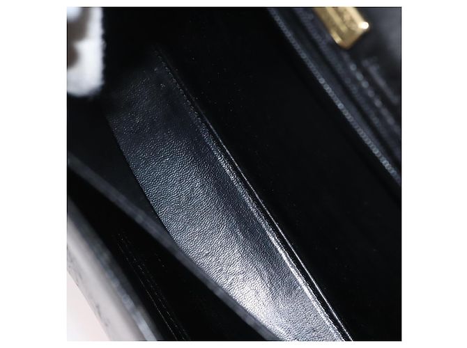 BALLY Borsa a mano in pelle 2 vie Nero Oro Auth 173218 D'oro - vista 22