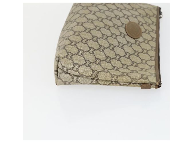 GUCCI GG Canvas GG Plus Sherry Line Tasche PVC 3 Set Beige Marine Auth 155246 Marineblau - Ansicht 12