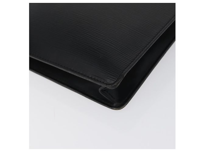 LOUIS VUITTON Epi Porte Documents�ESenatur Briefcase Black M54452 Auth ep13511 - view 16