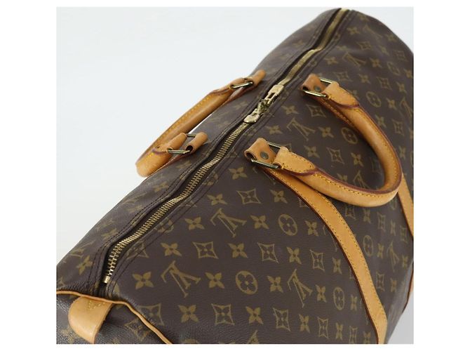 LOUIS VUITTON Borsa Boston Monogram Keepall 55 M41424 LV Auth 171726 Monogramma - vista 6