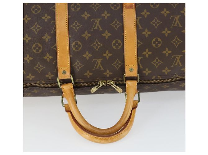 LOUIS VUITTON Borsa Boston Monogram Keepall 55 M41424 LV Auth 171726 Monogramma - vista 7