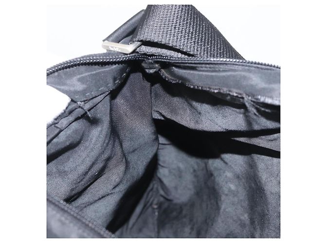 Borsa a Spalla PRADA Nylon Nero Argento Autentica 169612 - vista 19