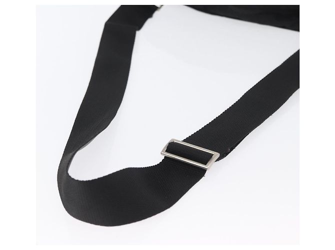 Borsa a Spalla PRADA Nylon Nero Argento Autentica 169612 - vista 7