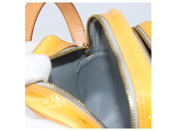 LOUIS VUITTON Borsa a spalla Wooster Monogram Vernis Grigio M91036 LV Auth ep13555 - vista 17