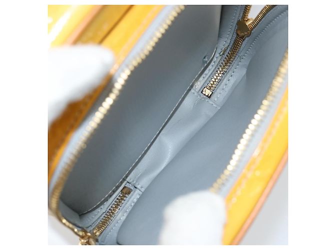 LOUIS VUITTON Borsa a spalla Wooster Monogram Vernis Grigio M91036 LV Auth ep13555 - vista 19