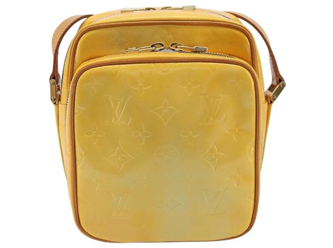 LOUIS VUITTON Borsa a spalla Wooster Monogram Vernis Grigio M91036 LV Auth ep13555 - vista 2