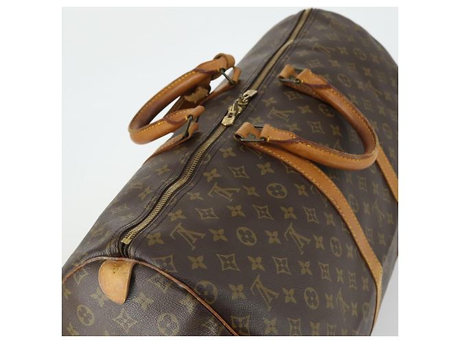 LOUIS VUITTON Borsa Boston Monogram Keepall 55 M41424 LV Auth 171947 Monogramma - vista 6