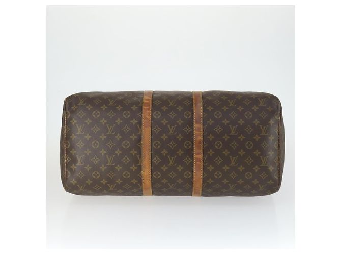 LOUIS VUITTON Borsa Boston Monogram Keepall 55 M41424 LV Auth 171947 Monogramma - vista 9