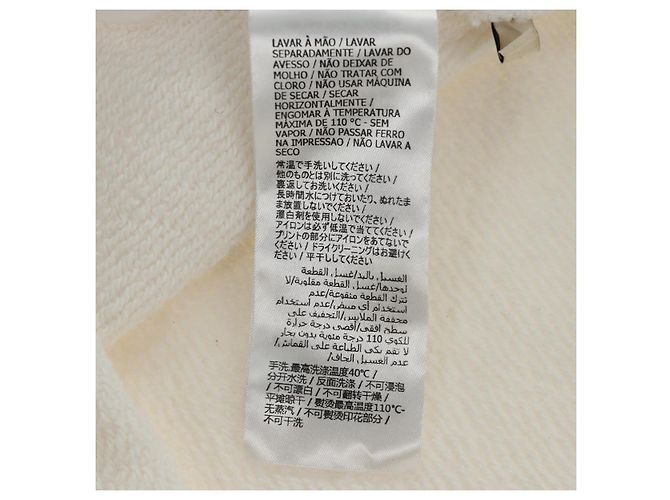 Sudadera de algodón blanca Colaboración Bananya GUCCI Auth 170953M Blanco - vista 15