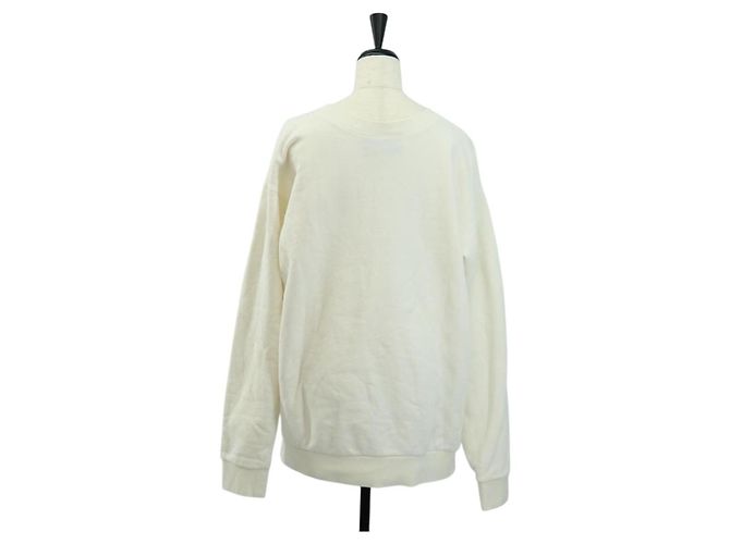 Sudadera de algodón blanca Colaboración Bananya GUCCI Auth 170953M Blanco - vista 2