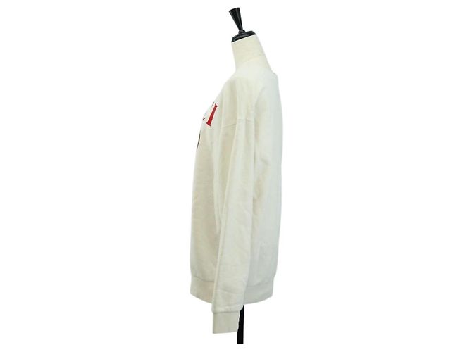 Sudadera de algodón blanca Colaboración Bananya GUCCI Auth 170953M Blanco - vista 3