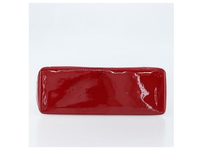 LOUIS VUITTON Borsa Wilshire PM Monogram Vernis Pomme D'amour M93642 Auth 172117 Rosso - vista 9