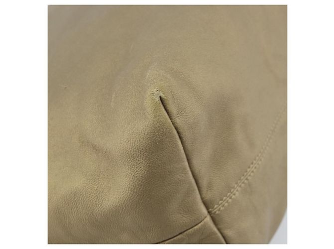 Borsa Tote LOEWE in pelle dorata Auth ep13539 - vista 16