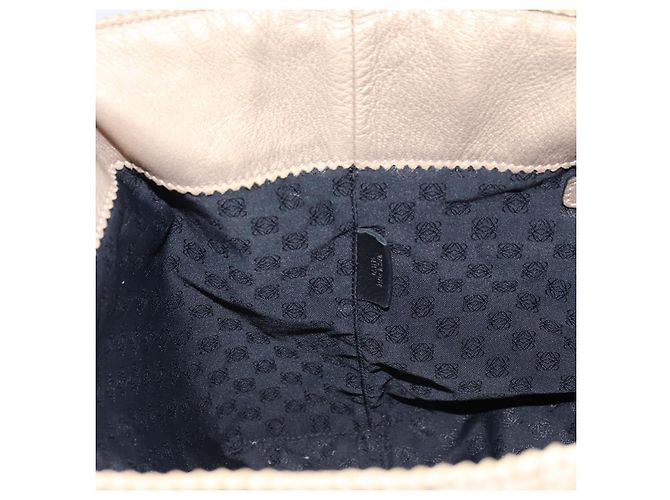 Borsa Tote LOEWE in pelle dorata Auth ep13539 - vista 18