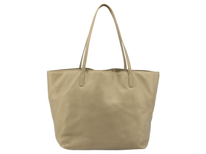 Borsa Tote LOEWE in pelle dorata Auth ep13539 - vista 2
