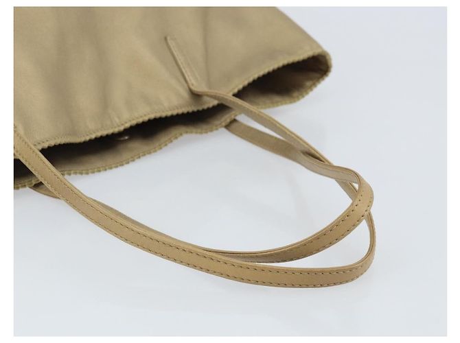 Borsa Tote LOEWE in pelle dorata Auth ep13539 - vista 7