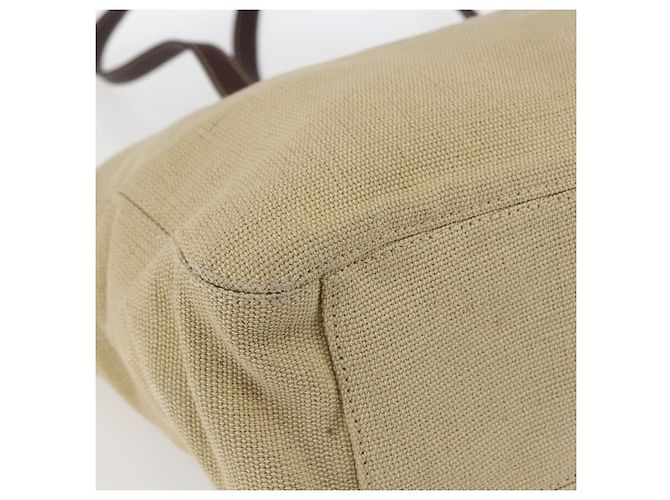 Borsa Tote CHANEL in tela beige oro CC Auth bs33123 D'oro - vista 11