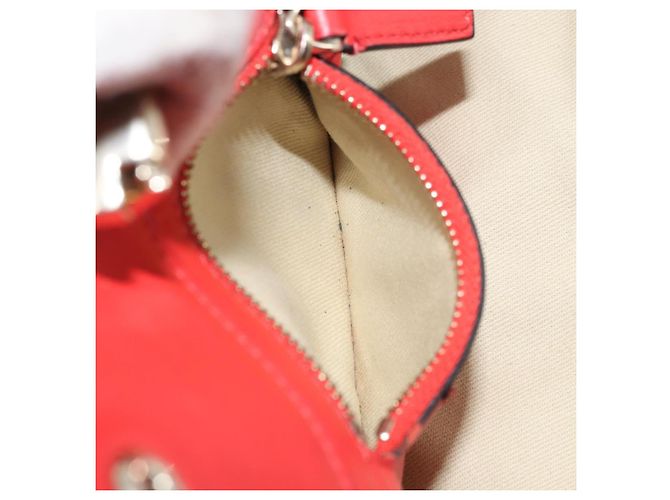 VALENTINO Borsa a mano Rock studs in pelle 2 in 1 Rossa Oro Auth BA10808 Rosso D'oro - vista 24