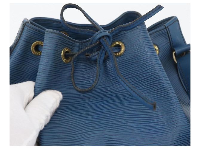LOUIS VUITTON Borsa a Spalla Epi Noe Blu Toledo M44005 LV Auth 169778 - vista 10
