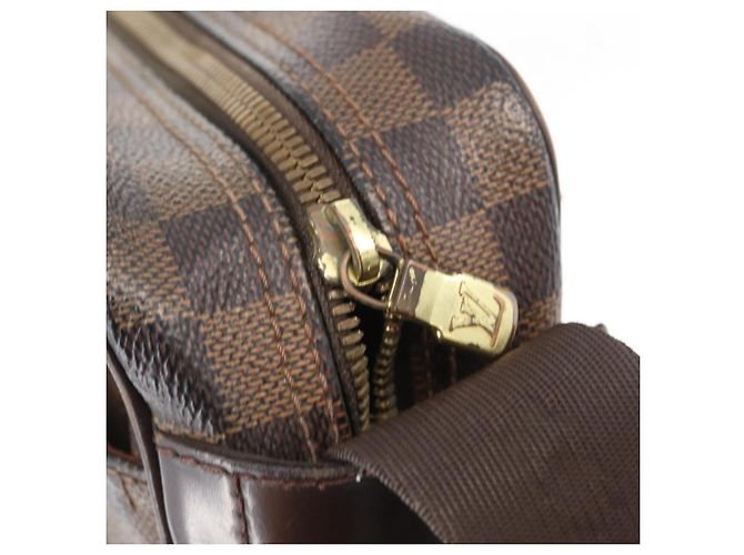 LOUIS VUITTON Borsa a Spalla Damier Ebene Olaf PM N41442 LV Auth ka2472 - vista 17