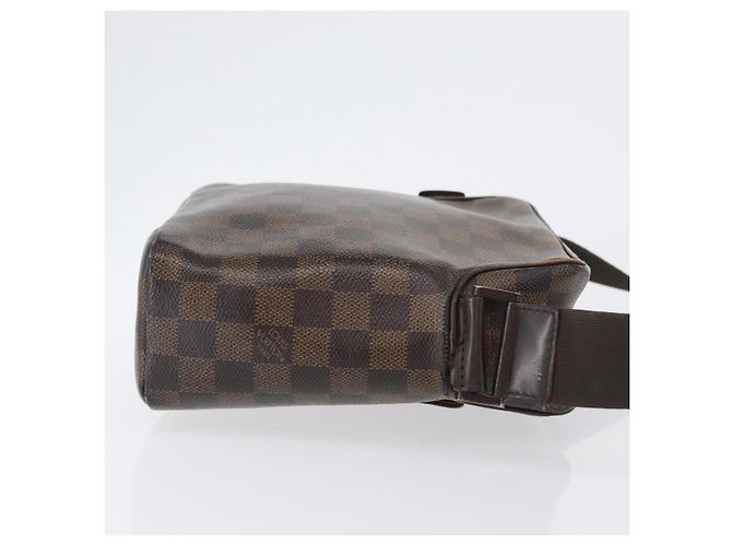 LOUIS VUITTON Borsa a Spalla Damier Ebene Olaf PM N41442 LV Auth ka2472 - vista 4