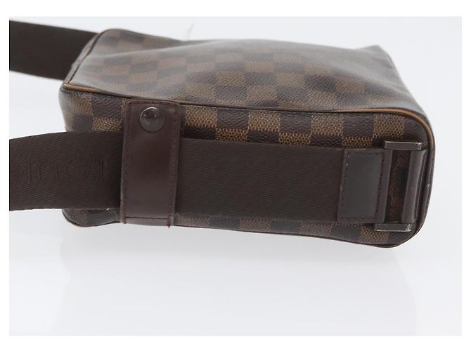 LOUIS VUITTON Borsa a Spalla Damier Ebene Olaf PM N41442 LV Auth ka2472 - vista 5