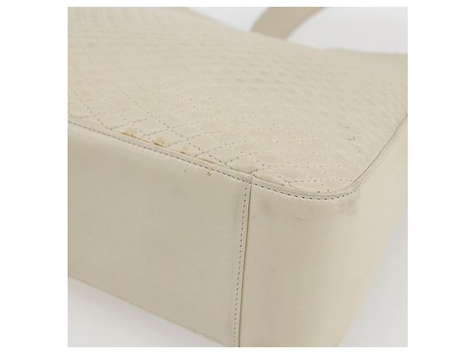 BALLY Borsa a Spalla in Pelle Avorio Oro Auth 173507 D'oro Crudo - vista 10