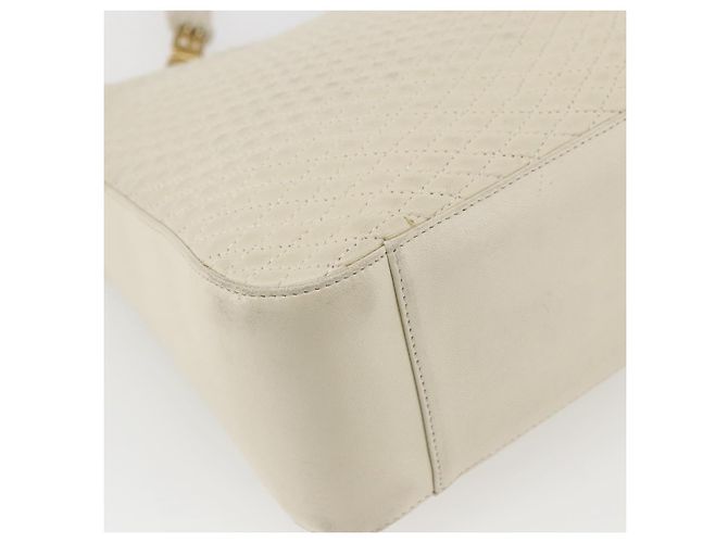 BALLY Borsa a Spalla in Pelle Avorio Oro Auth 173507 D'oro Crudo - vista 11