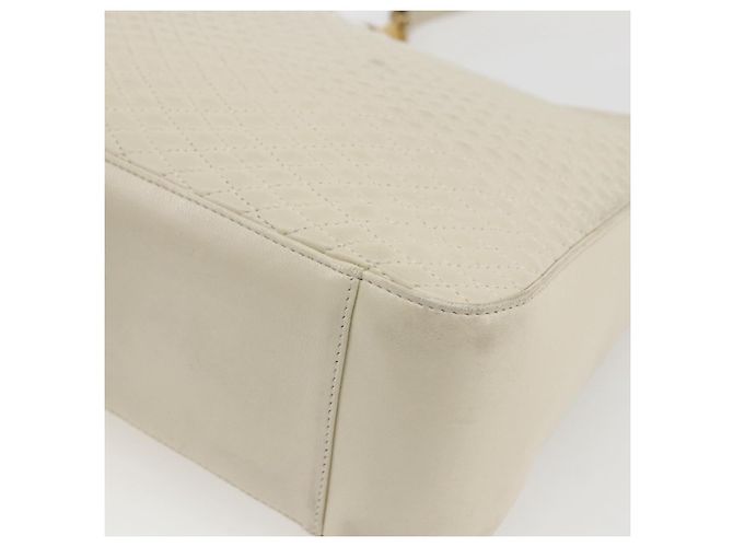 BALLY Borsa a Spalla in Pelle Avorio Oro Auth 173507 D'oro Crudo - vista 12