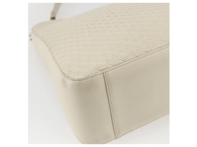 BALLY Borsa a Spalla in Pelle Avorio Oro Auth 173507 D'oro Crudo - vista 13