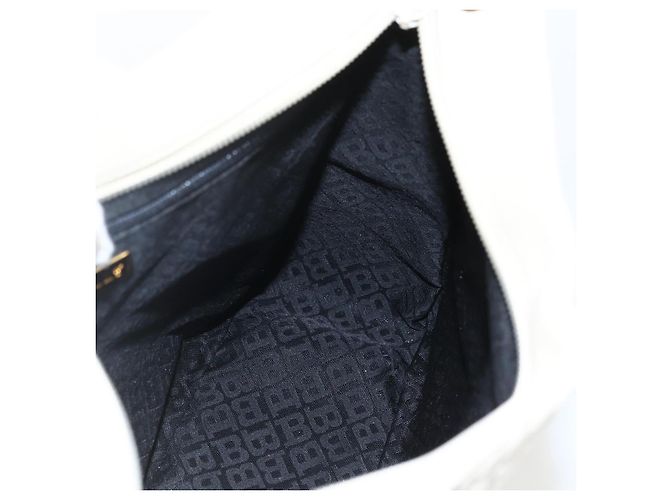 BALLY Borsa a Spalla in Pelle Avorio Oro Auth 173507 D'oro Crudo - vista 17