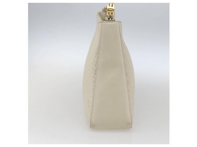 BALLY Borsa a Spalla in Pelle Avorio Oro Auth 173507 D'oro Crudo - vista 5