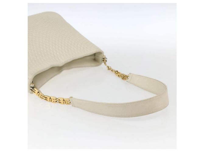 BALLY Borsa a Spalla in Pelle Avorio Oro Auth 173507 D'oro Crudo - vista 7