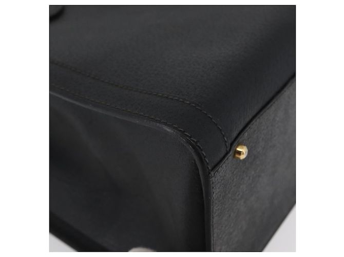 Borsa Tote in Pelle Gucci Bamboo Nera Oro 002 0260 2615 Auth 172302 Nero D'oro - vista 10