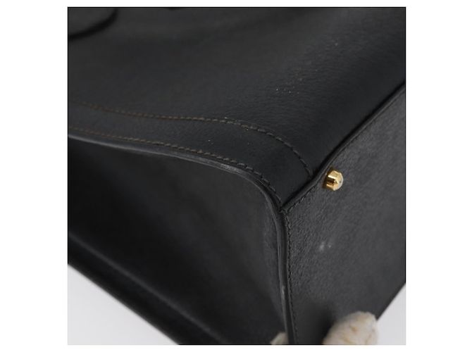 Borsa Tote in Pelle Gucci Bamboo Nera Oro 002 0260 2615 Auth 172302 Nero D'oro - vista 12