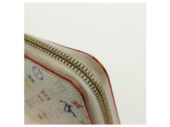 LOUIS VUITTON Zippy Lang Wallet Monogram Multicolor Weiß M60241 LV Auth 171842V - vista 13