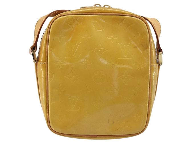 LOUIS VUITTON Borsa a Spalla Wooster Monogram Vernis Beige LV Auth 172122 - vista 3