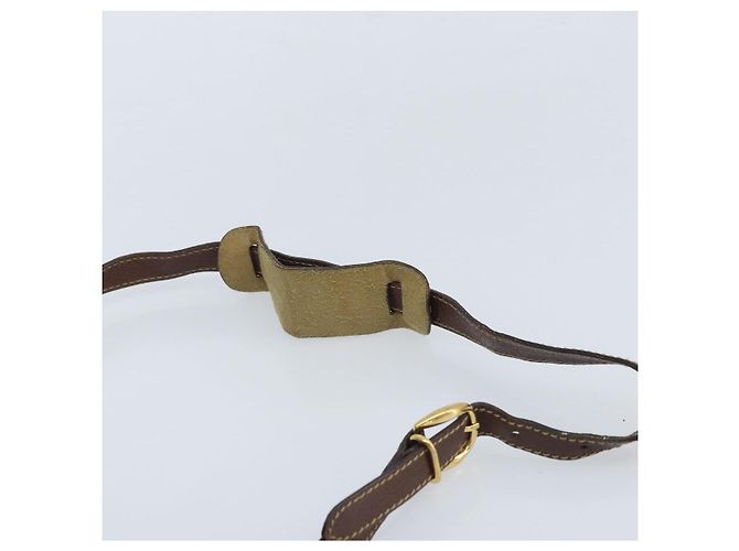 Borsa a mano in pelle GUCCI Bamboo 2way Marrone Oro 013 122 2491 Auth 170509A D'oro - vista 10